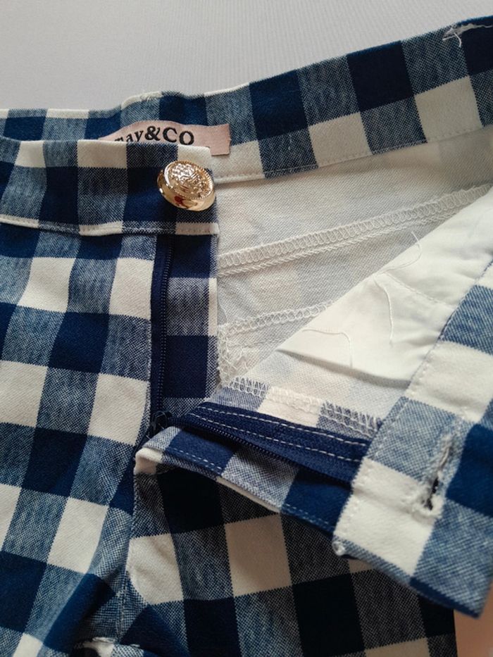 Petit short carreaux may&co - photo numéro 6
