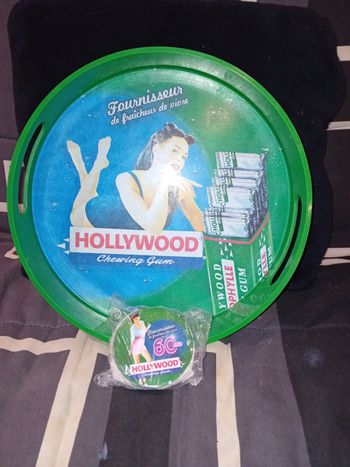 Plateau + dessous de verre