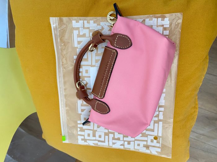 Mini sac Longchamp Guimauve - photo numéro 2