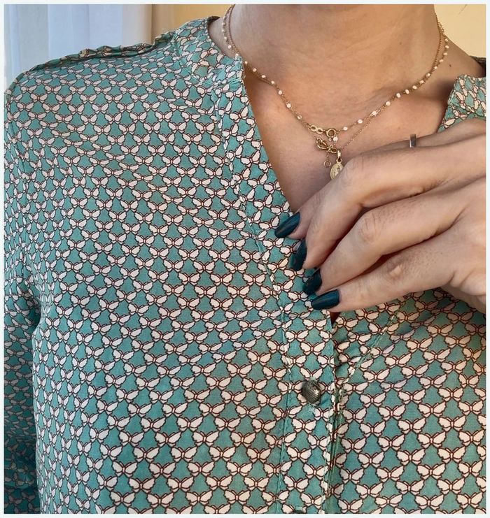 Blouse à motifs BelAir taille unique parfait état - photo numéro 5