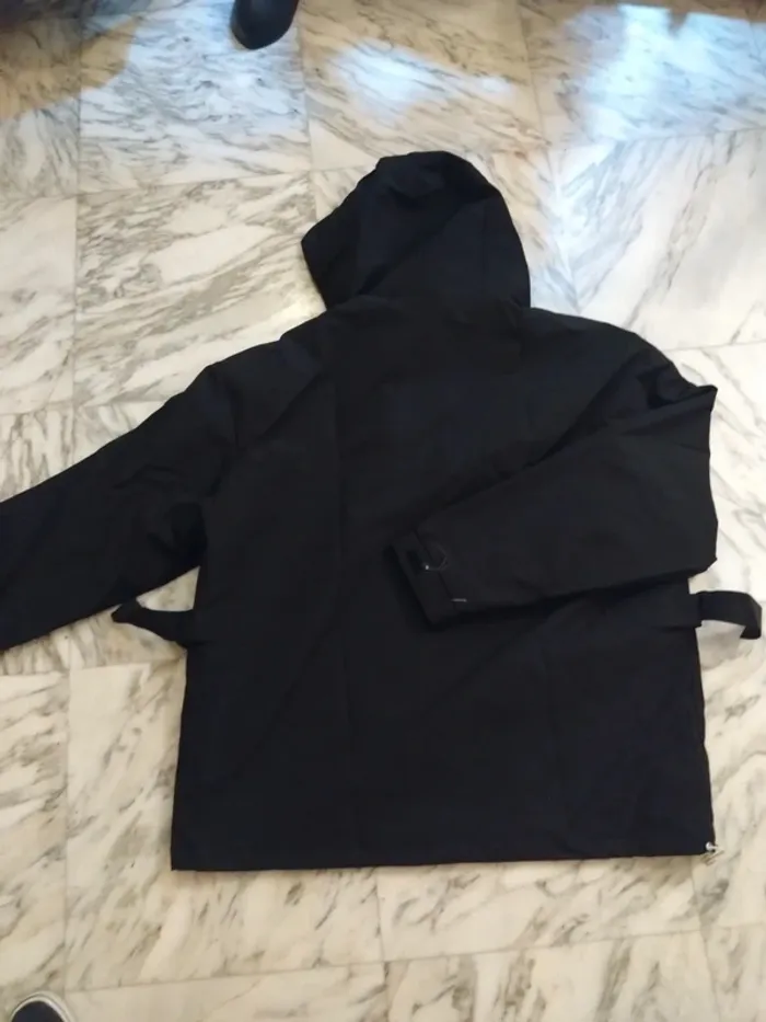 Blouson été homme noir capuche style kawe parka 8xl neuf - photo numéro 4
