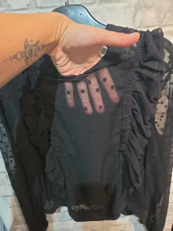 Blouse taille L pimkie noir - photo numéro 3