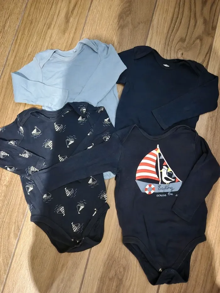 Lot de 4 bodies manche longues