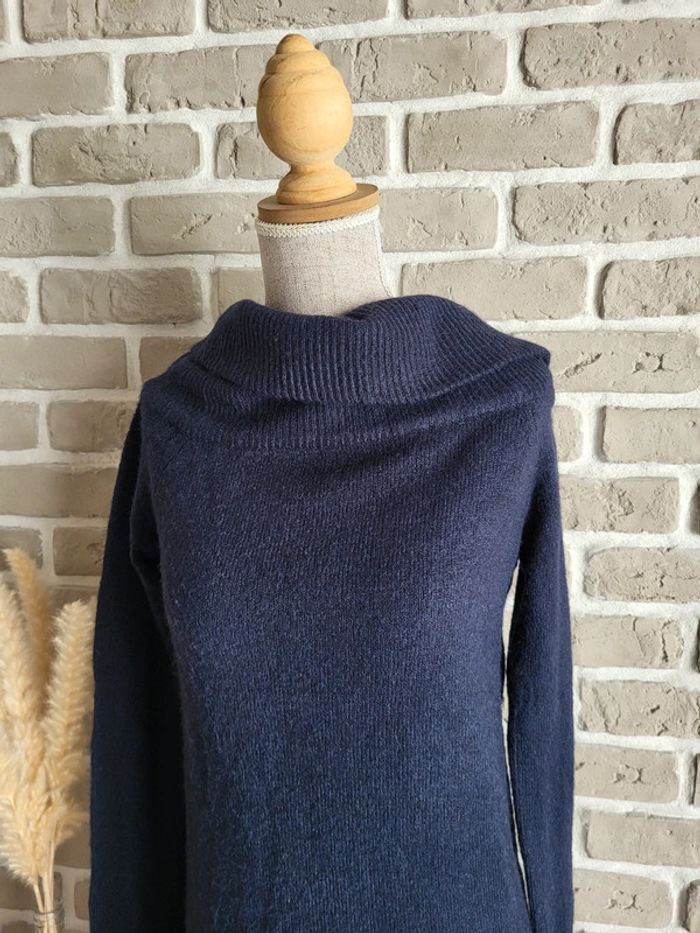 Robe pull bleu marine extra doux - Mango - Neuve - photo numéro 14