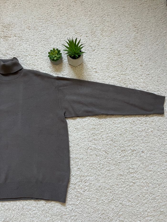 Pull col roulé Zara - Taupe - Taille S - photo numéro 4