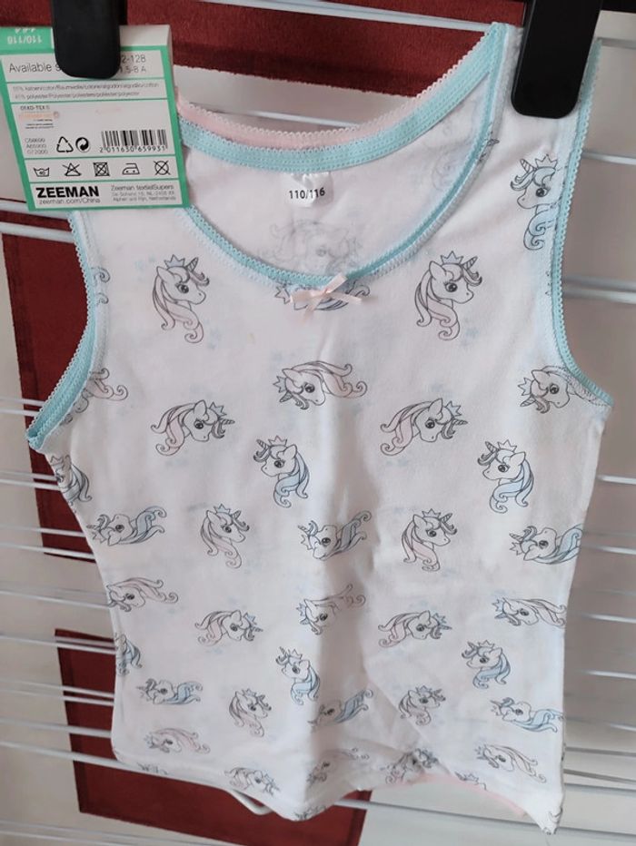 2 débardeurs fille 4-6 ans neufs / Zeeman - photo numéro 2