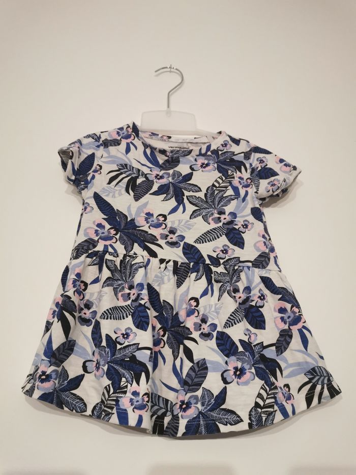 Robe/tunique fleurie_ fille_ 3 ans