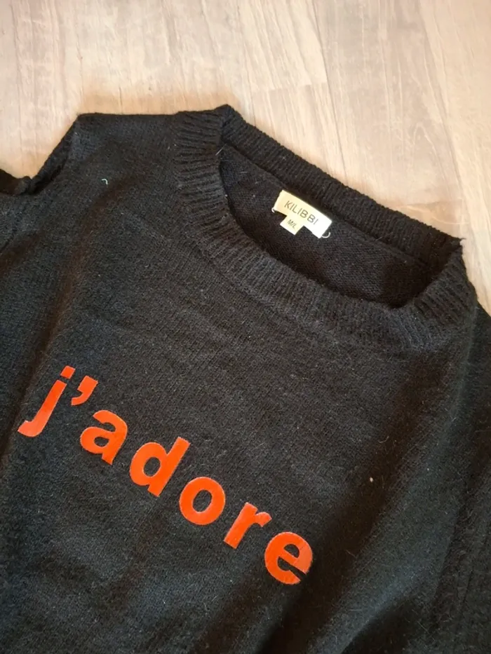 Pull noir J’adore - photo numéro 3