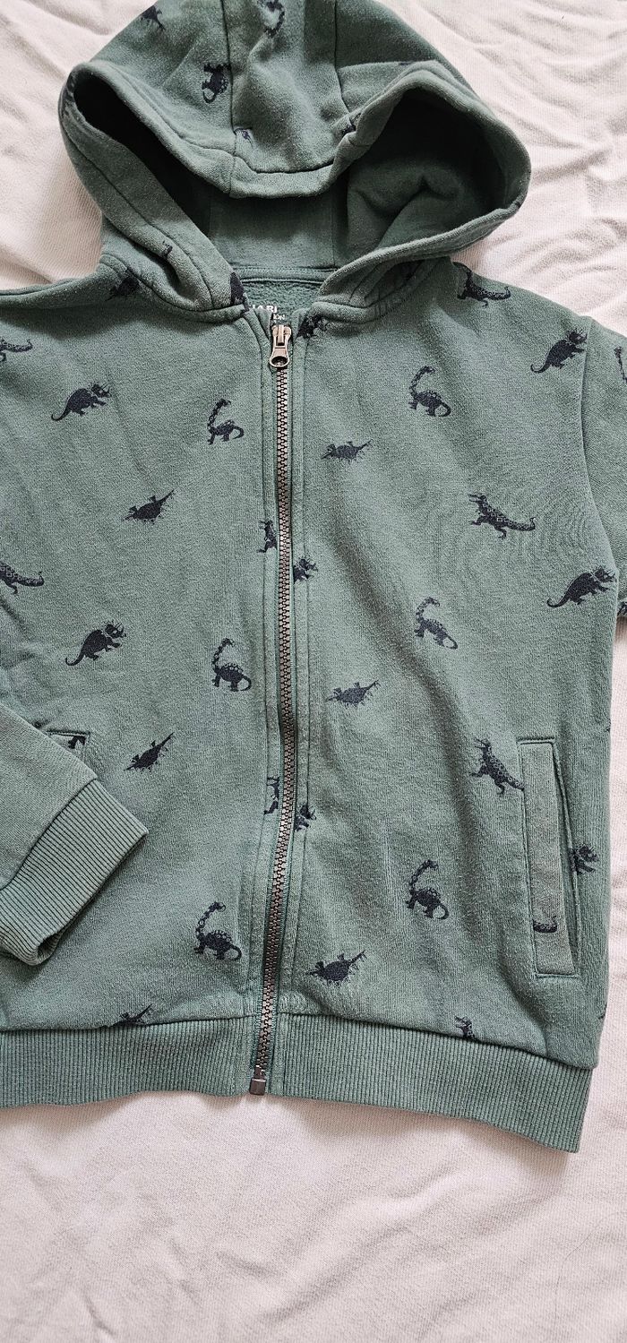 Gilet zippé enfant de la marque kiabi taille 10 ans - photo numéro 3