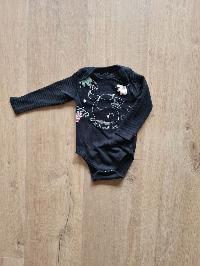 Lot de bodies manches longues, Petit Beguin, taille 9 mois/74cm - photo numéro 3