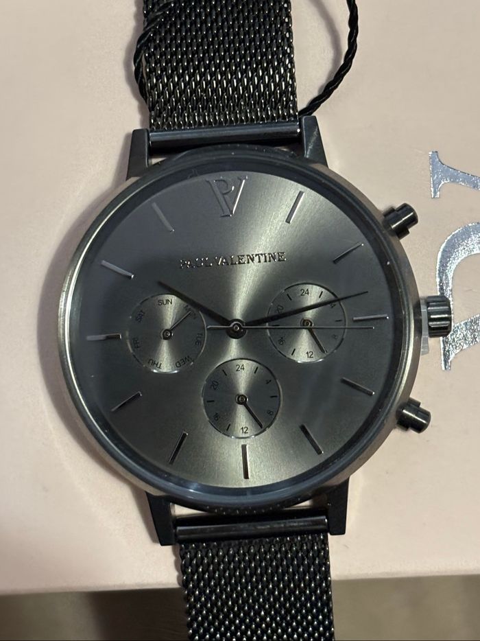 Montre Paul Valentine - Graphite Black - Neuve