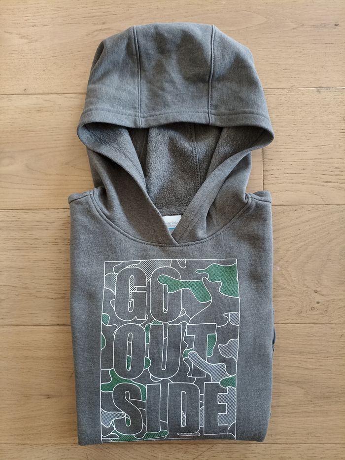 Sweat capuche Columbia enfant 10 ans taille M - photo numéro 7