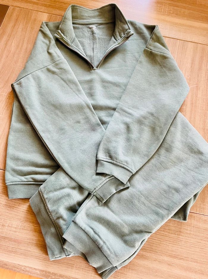 Ensemble jogging garçon kaki - photo numéro 2