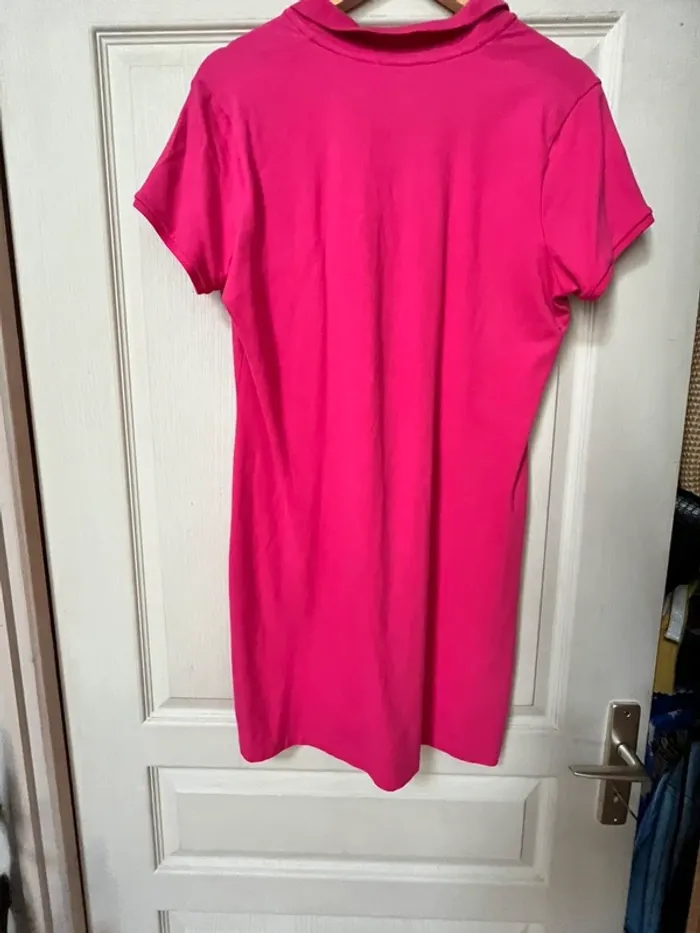 Polo long ou Robe Tennis rose fuchsia - taille 42 - T B État - photo numéro 2
