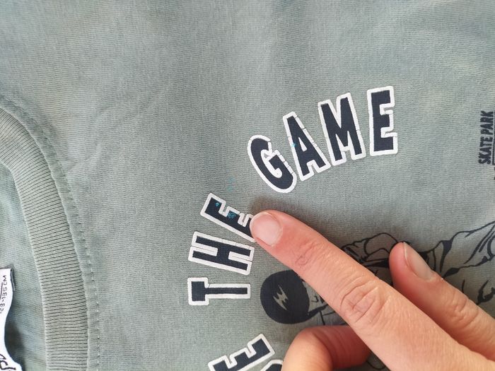 T-shirt gris vert Skatepark - NPO kid - photo numéro 3