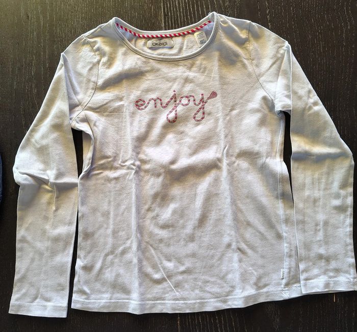 Lot de 2 t-shirts fille 8 ans - photo numéro 2