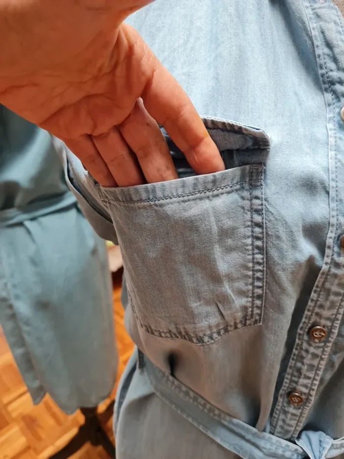 Robe jeans H&M T36 - photo numéro 3