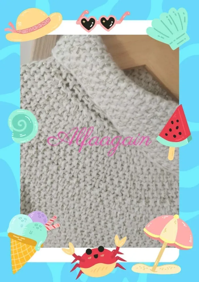 Châle mailles Kiabi 6mois neuf - photo numéro 3