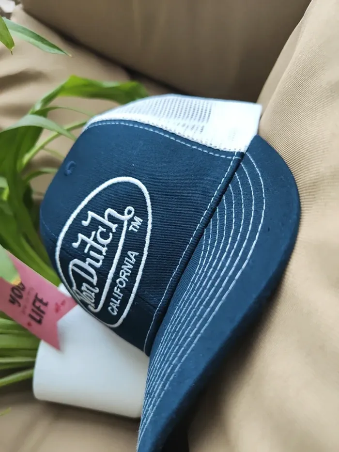 Casquette Trucker Von Dutch bleue marine - photo numéro 4