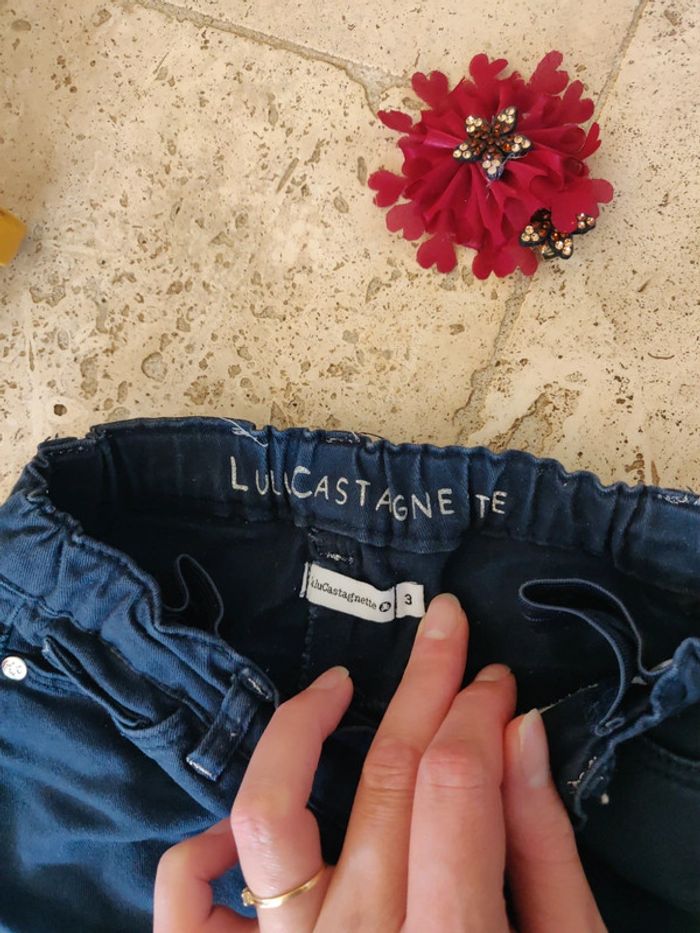 Jean lulu castagnette 3 ans fille - photo numéro 3
