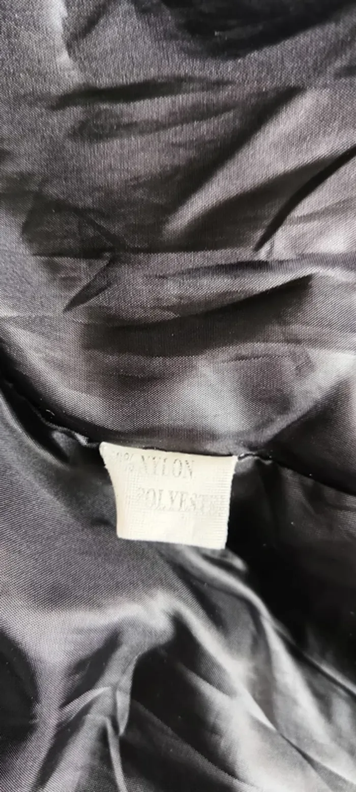 veste matelassée style doudoune ,Miss Lisa ,port avec ceinture ,grand col - photo numéro 12
