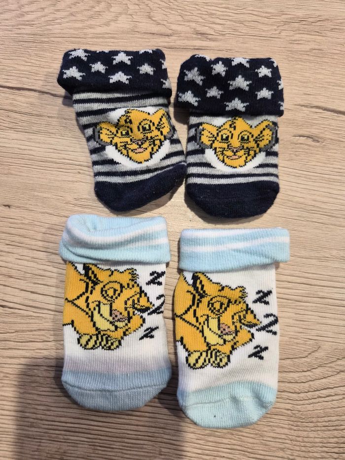 Lot de chaussettes Le roi lion, Disney, 0-6 mois. - photo numéro 7