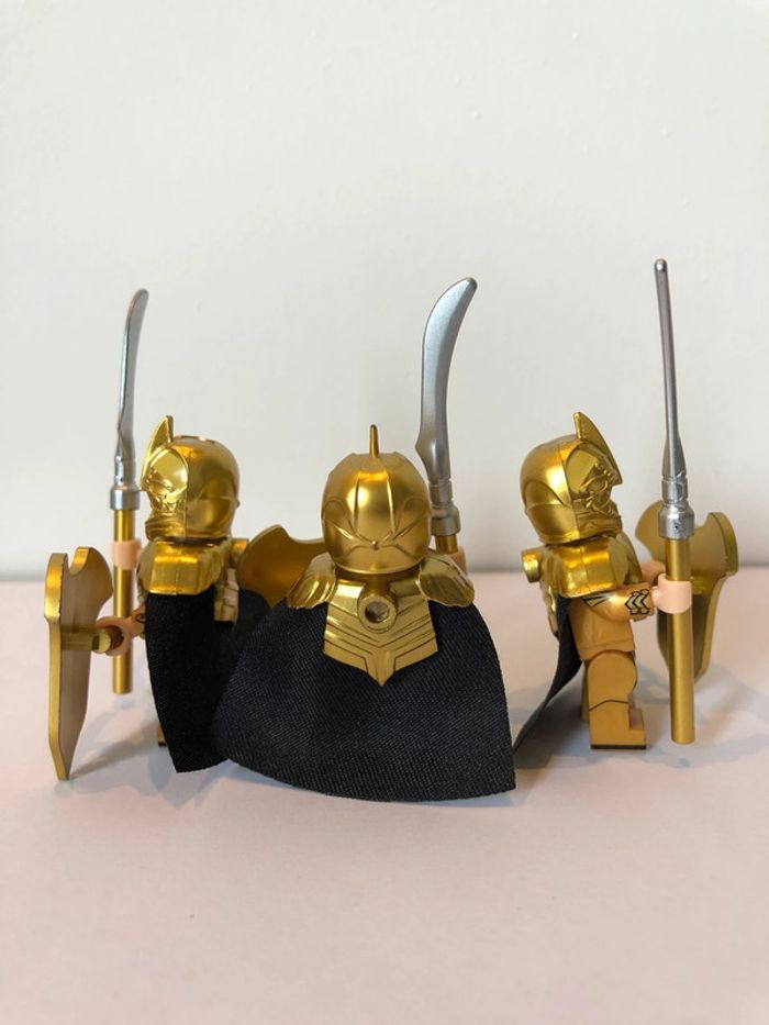 Figurine type lego 4soldats elfes. le seigneur des anneaux - photo numéro 3