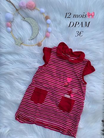 Robe 🎀 12 mois
