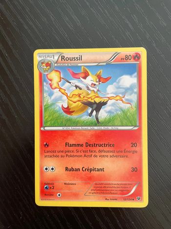 Carte Pokémon Roussil 12/124