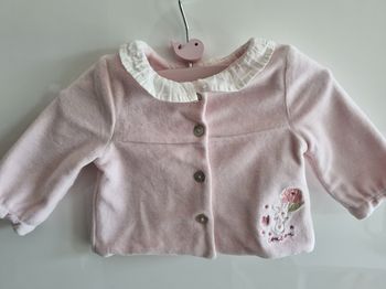 Gilet Sergent Major 1 mois rose