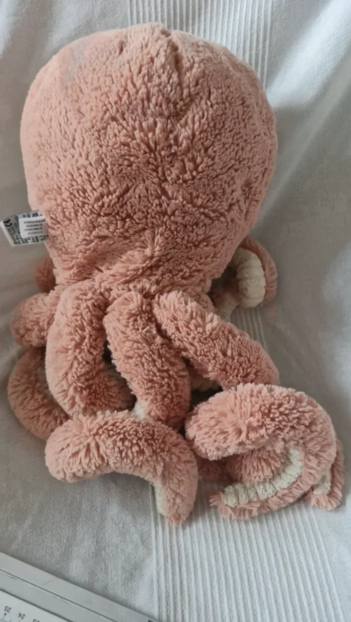 Pieuvre rose jellycat - photo numéro 4