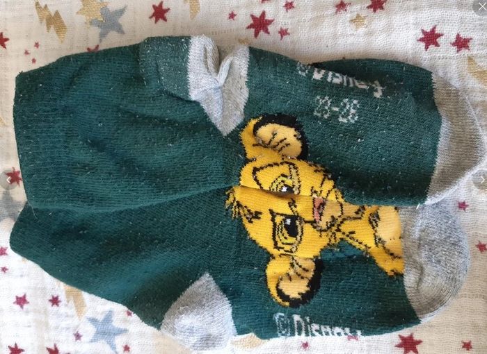3 paires de chaussettes Roi Lion Disney 23-26 - photo numéro 2