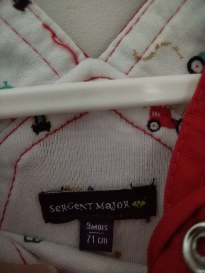 Salopette courte bébé garçon Sergent Major 9 mois - photo numéro 5