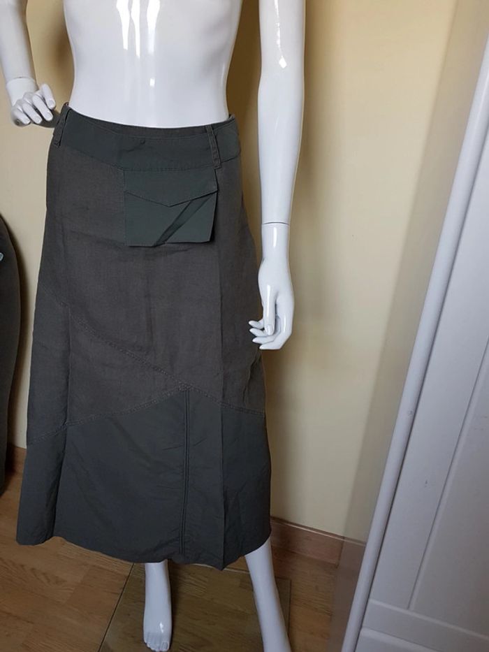 Jupe longue kaki Armand Thiery - photo numéro 2