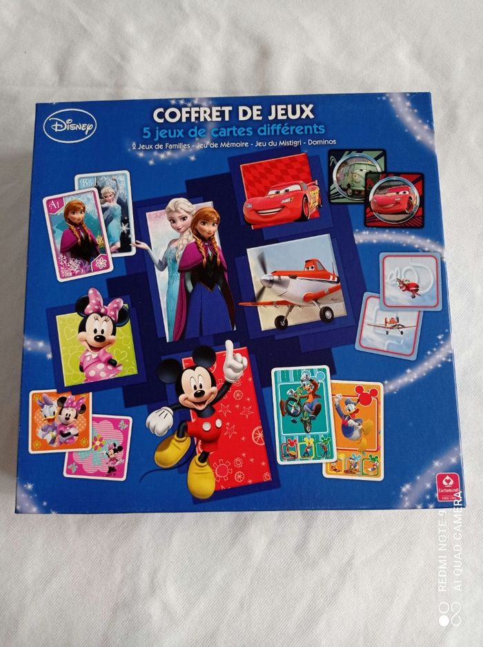 Boite de 5 jeux de cartes disney - photo numéro 7