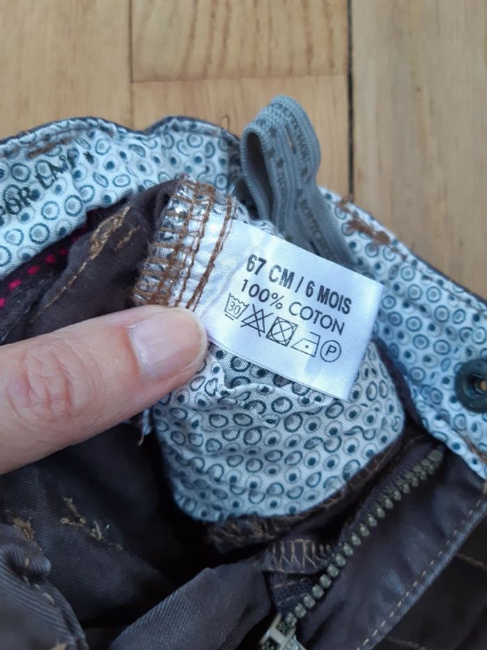 Ensemble marron garcon 6 Mois - photo numéro 9