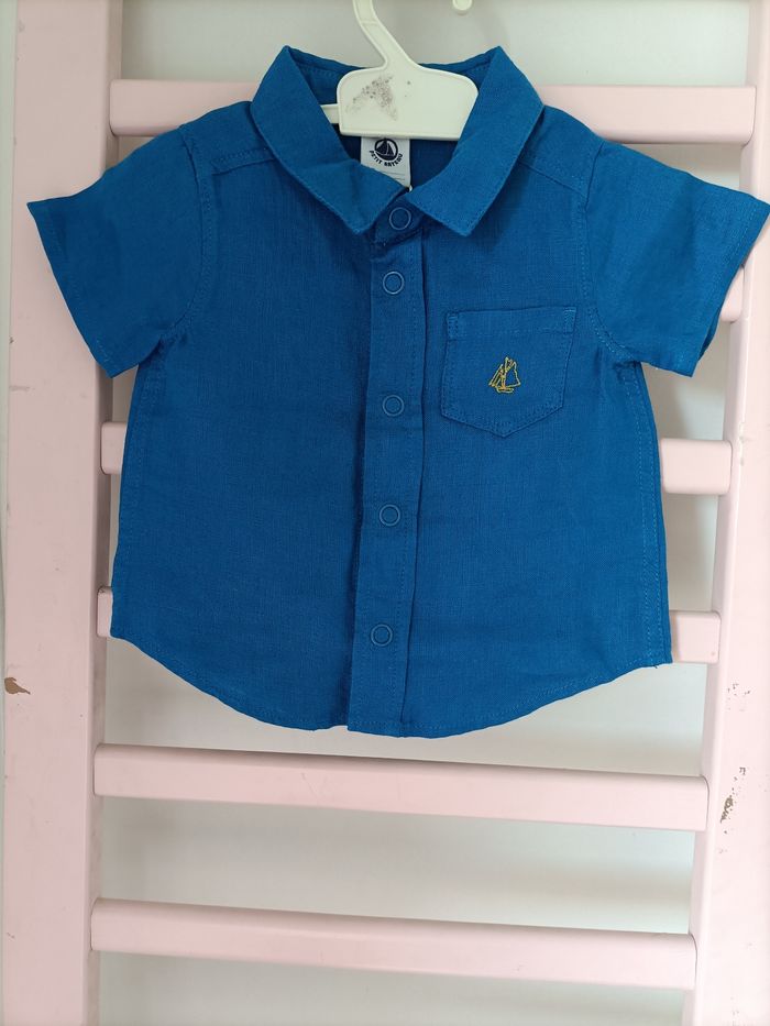 Chemise lin petit bateau