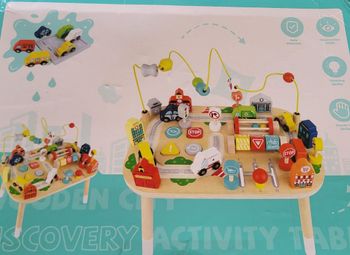 Table d'activités bois