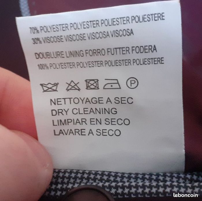 Costume bordeaux T42 Boston - photo numéro 5