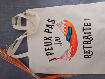 Tote bag retraite