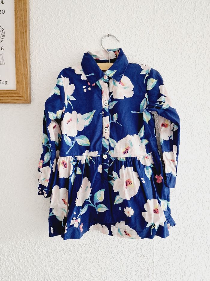Carter's - Robe fleurie, légère, longue manches (3 ans) - photo numéro 2