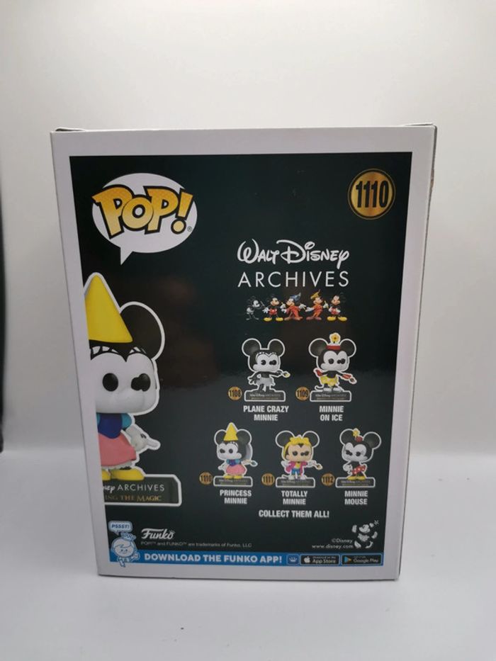 Figurine pop funko edition Walt Disney archives princess Minnie 1110 neuf - photo numéro 3