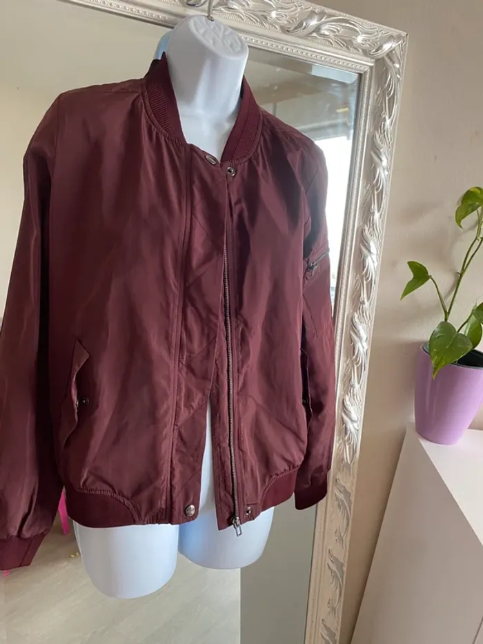 Veste bordeaux camaïeu - photo numéro 2