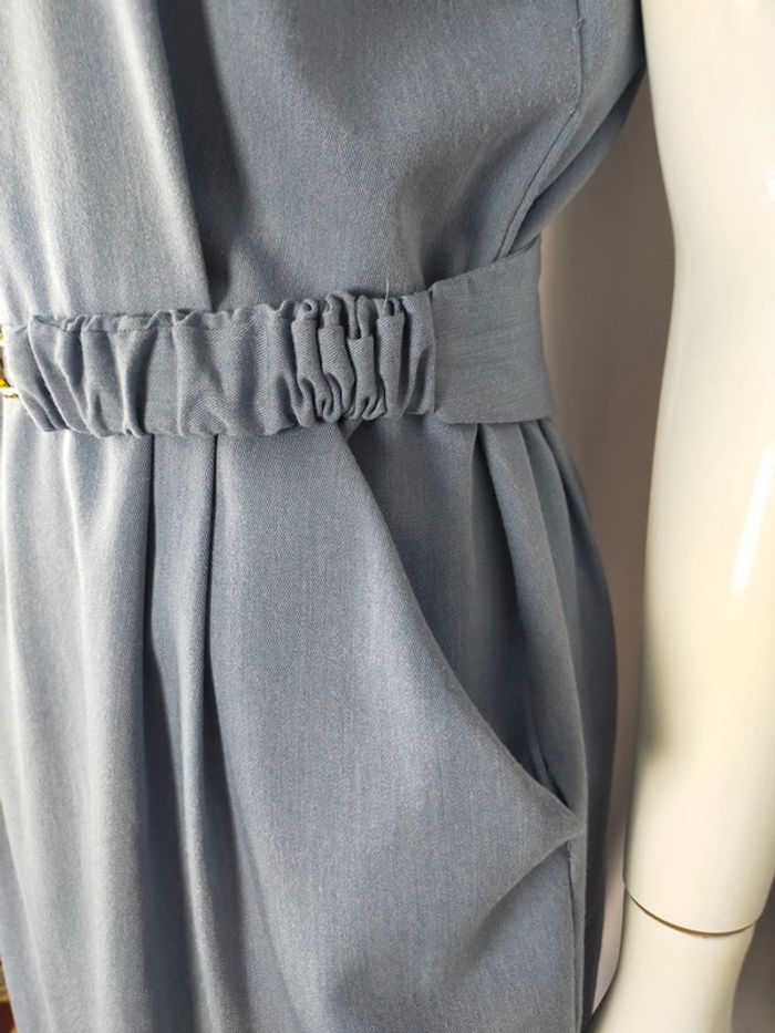 Robe bleue ceinturée – Froggy – Taille 2 - photo numéro 6