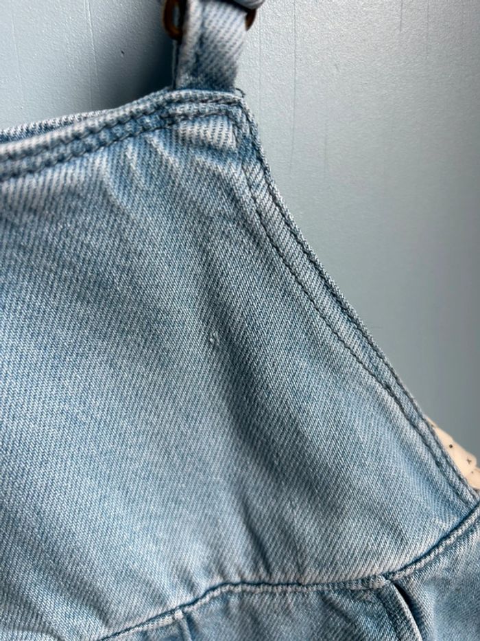 Salopette robe en jean, 9 mois - photo numéro 2