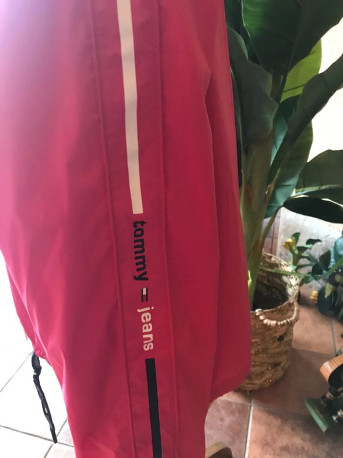Tommy jeans coupe vent zippé taille xs rose - photo numéro 3