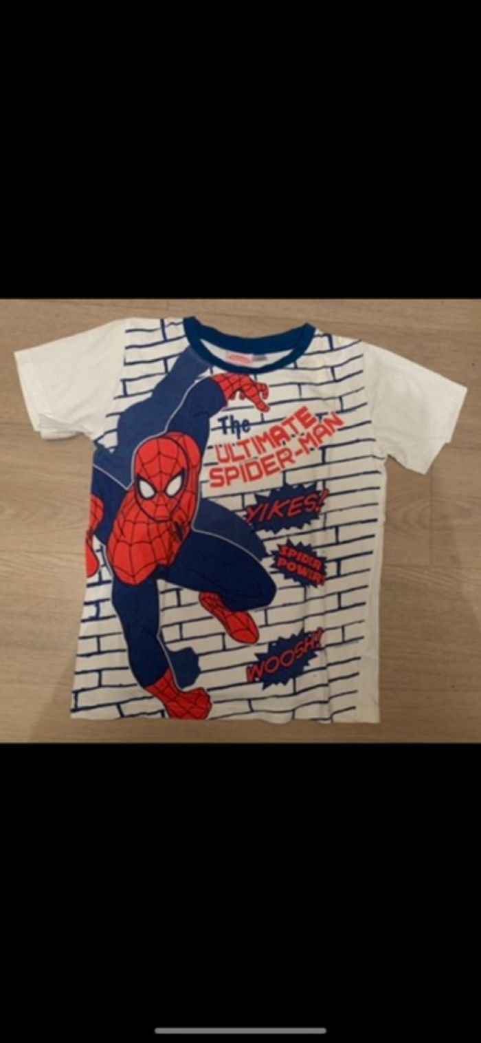 Pyjama spider man pantalon et tee shirt manche courte taille - photo numéro 4