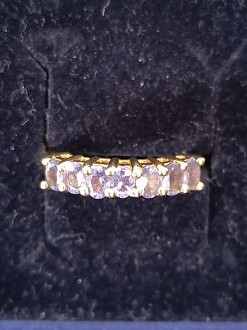 Bague plaqué argent.