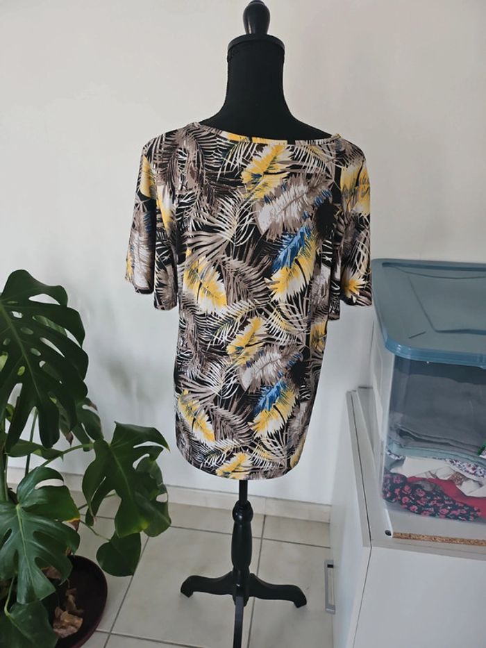 T-shirt marque bleu bonheur - photo numéro 4