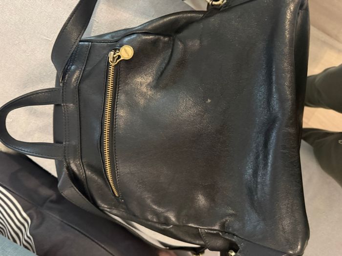 Sac à dos en cuir femme marque Goffredo Fantini - photo numéro 3